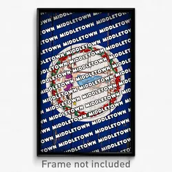 Middletown Virginia Poster (VA City Souvenir 11x17 Town Print)