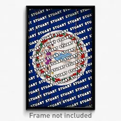 Stuart Virginia Poster (VA City Souvenir 11x17 Town Print)