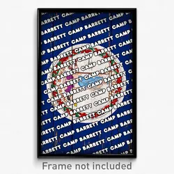 Camp Barrett Virginia Poster (VA City Souvenir 11x17 Town Print)