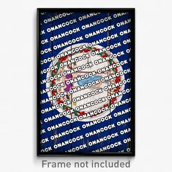 Onancock Virginia Poster (VA City Souvenir 11x17 Town Print)