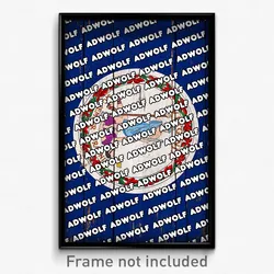 Adwolf Virginia Poster (VA City Souvenir 11x17 Town Print)