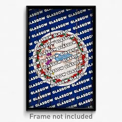 Glasgow Virginia Poster (VA City Souvenir 11x17 Town Print)