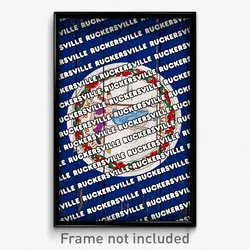 Ruckersville Virginia Poster (VA City Souvenir 11x17 Town Print)