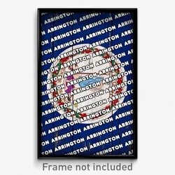 Arrington Virginia Poster (VA City Souvenir 11x17 Town Print)