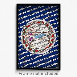 Elliston Virginia Poster (VA City Souvenir 11x17 Town Print)