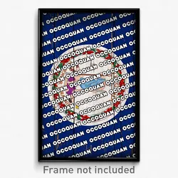 Occoquan Virginia Poster (VA City Souvenir 11x17 Town Print)
