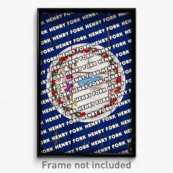 Henry Fork Virginia Poster (VA City Souvenir 11x17 Town Print)