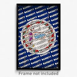 Bassett Virginia Poster (VA City Souvenir 11x17 Town Print)