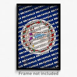 Deltaville Virginia Poster (VA City Souvenir 11x17 Town Print)