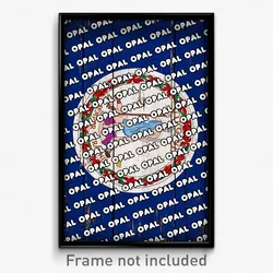 Opal Virginia Poster (VA City Souvenir 11x17 Town Print)