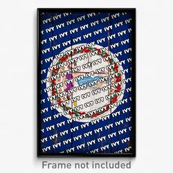 Ivy Virginia Poster (VA City Souvenir 11x17 Town Print)