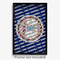 Fort Chiswell Virginia Poster (VA City Souvenir 11x17 Town Print)