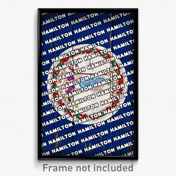 Hamilton Virginia Poster (VA City Souvenir 11x17 Town Print)