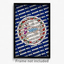 Round Hill Virginia Poster (VA City Souvenir 11x17 Town Print)