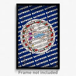 Baywood Virginia Poster (VA City Souvenir 11x17 Town Print)