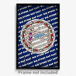 Big Stone Gap East Virginia Poster (VA City Souvenir 11x17 Town Print)