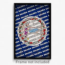 Saluda Virginia Poster (VA City Souvenir 11x17 Town Print)
