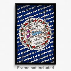 Allison Gap Virginia Poster (VA City Souvenir 11x17 Town Print)