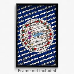 Middleburg Virginia Poster (VA City Souvenir 11x17 Town Print)