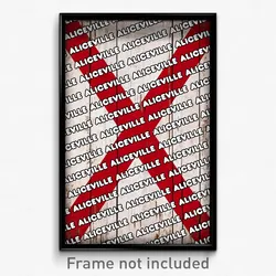 Aliceville Alabama Poster (AL City Souvenir 11x17 Town Print)
