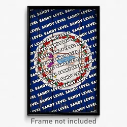 Sandy Level Virginia Poster (VA City Souvenir 11x17 Town Print)