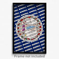 Mineral Virginia Poster (VA City Souvenir 11x17 Town Print)