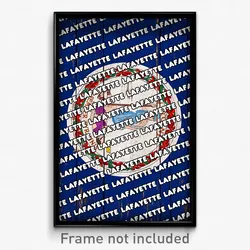 Lafayette Virginia Poster (VA City Souvenir 11x17 Town Print)