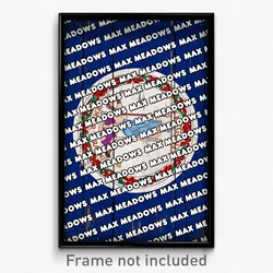 Max Meadows Virginia Poster (VA City Souvenir 11x17 Town Print)