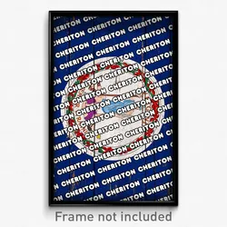 Cheriton Virginia Poster (VA City Souvenir 11x17 Town Print)