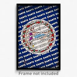 Dante Virginia Poster (VA City Souvenir 11x17 Town Print)