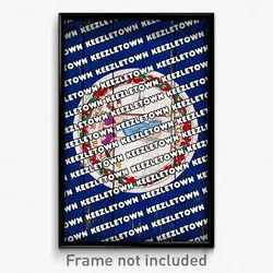 Keezletown Virginia Poster (VA City Souvenir 11x17 Town Print)