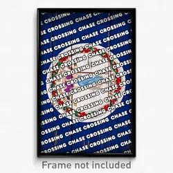 Chase Crossing Virginia Poster (VA City Souvenir 11x17 Town Print)