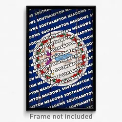 Southampton Meadows Virginia Poster (VA City Souvenir 11x17 Town Print)