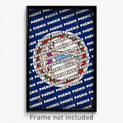 Phenix Virginia Poster (VA City Souvenir 11x17 Town Print)