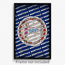 Montvale Virginia Poster (VA City Souvenir 11x17 Town Print)