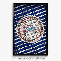 Madison Virginia Poster (VA City Souvenir 11x17 Town Print)