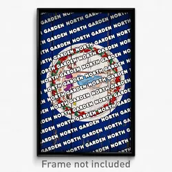 North Garden Virginia Poster (VA City Souvenir 11x17 Town Print)