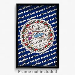 Bastian Virginia Poster (VA City Souvenir 11x17 Town Print)