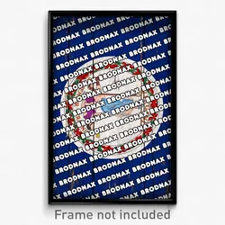 Brodnax Virginia Poster (VA City Souvenir 11x17 Town Print)