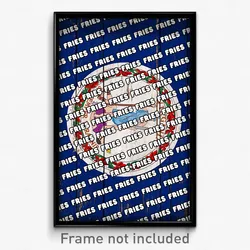 Fries Virginia Poster (VA City Souvenir 11x17 Town Print)