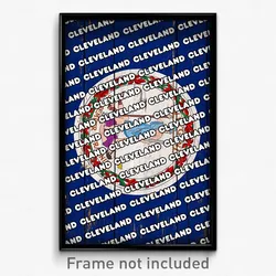 Cleveland Virginia Poster (VA City Souvenir 11x17 Town Print)