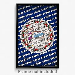 Stony Creek Virginia Poster (VA City Souvenir 11x17 Town Print)