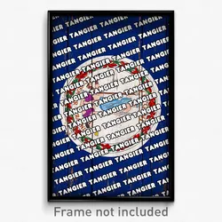 Tangier Virginia Poster (VA City Souvenir 11x17 Town Print)