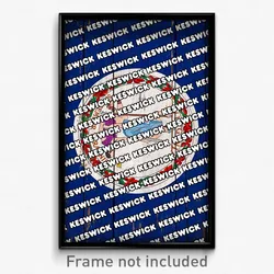 Keswick Virginia Poster (VA City Souvenir 11x17 Town Print)