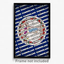 Cumberland Virginia Poster (VA City Souvenir 11x17 Town Print)