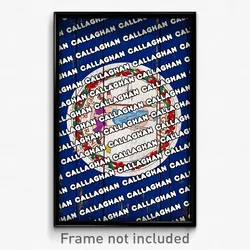 Callaghan Virginia Poster (VA City Souvenir 11x17 Town Print)