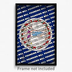 Pounding Mill Virginia Poster (VA City Souvenir 11x17 Town Print)