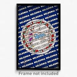 Nelsonia Virginia Poster (VA City Souvenir 11x17 Town Print)