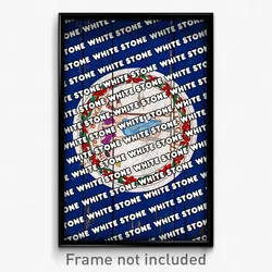 White Stone Virginia Poster (VA City Souvenir 11x17 Town Print)