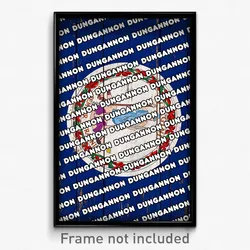 Dungannon Virginia Poster (VA City Souvenir 11x17 Town Print)